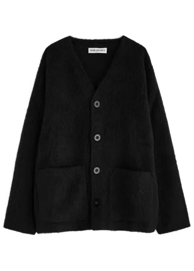OUR LEGACY OUR LEGACY BRUSHED WOOL-BLEND CARDIGAN