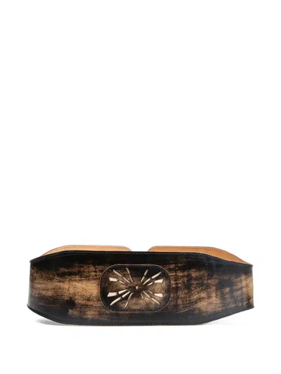 Our Legacy Buckle-detail Belt In Brown