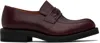 Our Legacy Burgundy Nakano Loafers In Burgundy Chromexcel