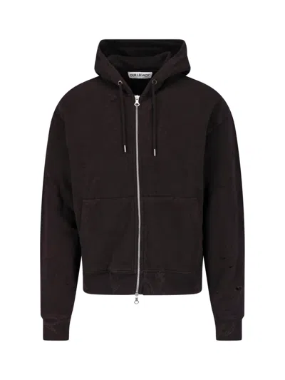Our Legacy Burnt Bouquet Star Fleece Sweater In Brown