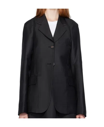 Our Legacy Button-down Suit Coat In Black