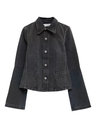 Our Legacy Buttoned Pocket Jacket In Black