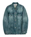 Our Legacy Button-front Denim Jacket In Blue