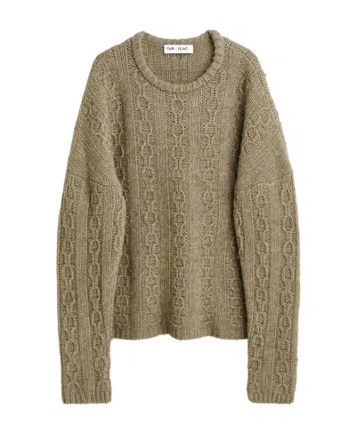 Our Legacy Cable-knit Jumper In Brown