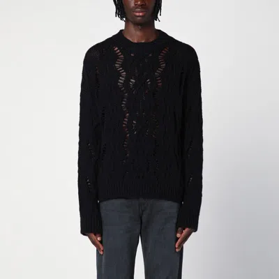 OUR LEGACY CABLE SONAR BLACK JUMPER