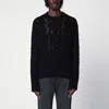 Our Legacy Cable Sonar Wool Sweater In Metal