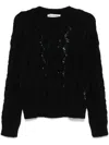 Our Legacy Cable Sonar Roundneck Clothing In Black