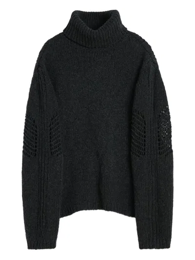 Our Legacy Cage Turtleneck Sweater In Black