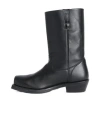 Our Legacy Calf-length Leather Boots In Black