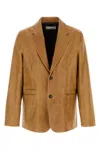Our Legacy Opening Blazer In Camel Leather In Brown