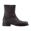 Our Legacy Camion Ankle Boots In Brown