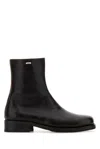 Our Legacy Leather Boot In Black