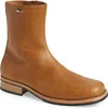 Our Legacy Tan Camion Boots In Burnt Sugar Leather