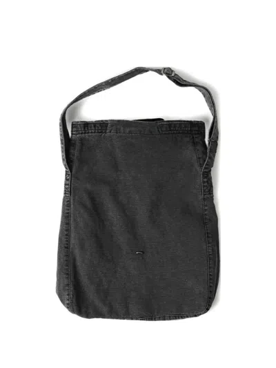 Our Legacy Canvas Shoulder Bag In Black