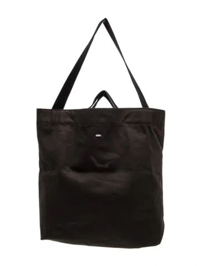 Pre-owned Our Legacy Canvas Tote In Black