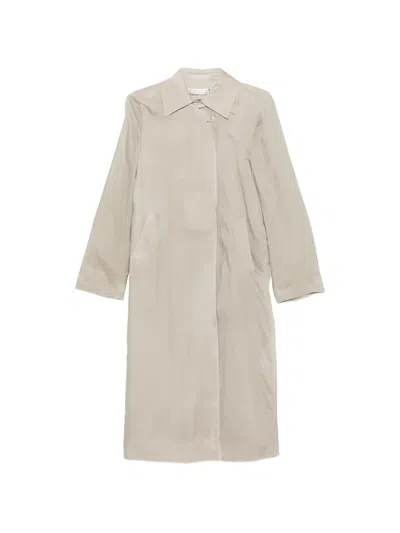 Our Legacy Capital Button Coat In Neutral