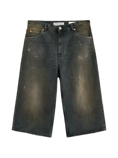 Our Legacy Capri Cropped Trousers In Blue