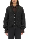 Our Legacy Academy Alpaca And Wool-blend Cardigan In Black