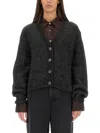 Our Legacy Academy Alpaca And Wool-blend Cardigan In Black