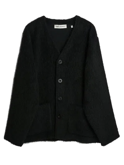 Our Legacy Cardigan In Black