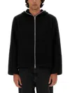 Our Legacy Cardigan Con Zip In Black