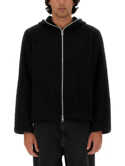 Our Legacy Cardigan Con Zip In Black