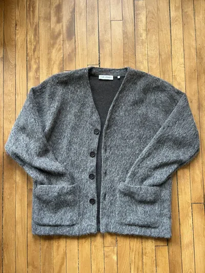 Pre-owned Our Legacy Cardigan Mole Grey Mohair In Gray
