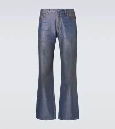 Our Legacy Carlson Cut Bootcut Jeans In Blue