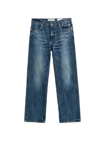 Our Legacy Carlson Cut Faded Trousers In Blue
