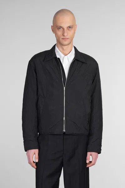 OUR LEGACY CASUAL JACKET IN BLACK POLYAMIDE
