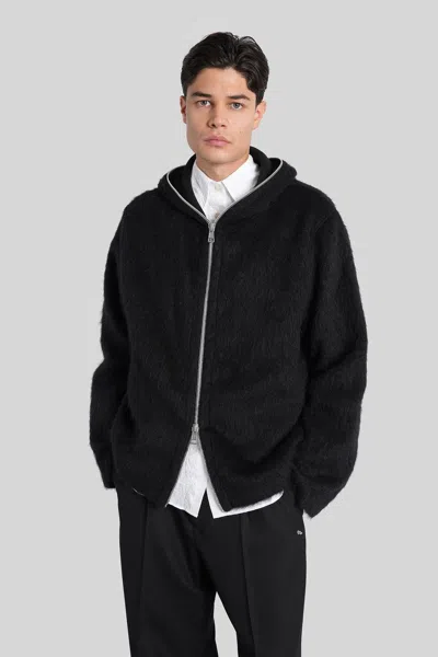 OUR LEGACY CASUAL JACKET IN BLACK WOOL