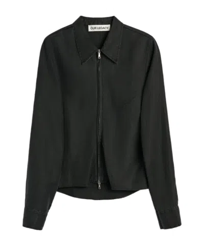 Our Legacy Casual Long-sleeve Shirt In Black
