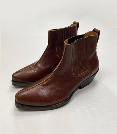 Pre-owned Our Legacy Center Boots Brown Horsehide