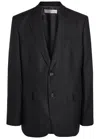 Our Legacy Ceremony Woven Blazer In Black