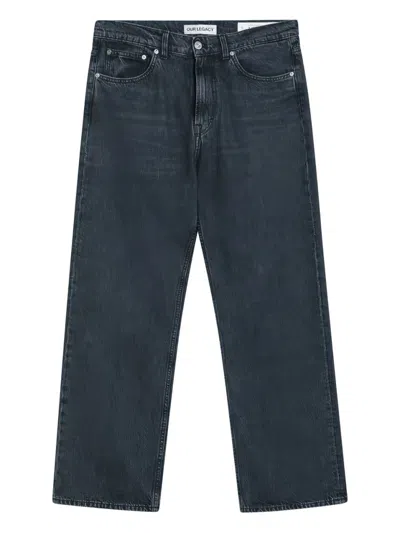 OUR LEGACY OUR LEGACY CHARCOAL GREY THIRD CUT JEANS