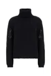 Our Legacy Wool Turtleneck Sweater Long Sleeves In Black