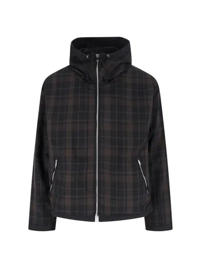 OUR LEGACY CHECK ZIP SWEATSHIRT