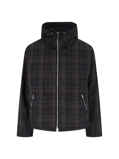 OUR LEGACY CHECK ZIP SWEATSHIRT