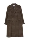 Our Legacy Checked Double-breasted Coat