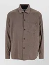 Our Legacy Checked Long Sleeve Shirt With Chest Pocket In Animal Print
