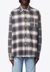 Our Legacy Beige Checked Above Shirt In Multicolor