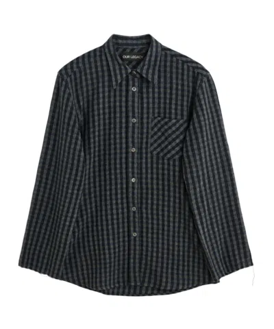 OUR LEGACY OUR LEGACY DAISY CHECKED BUTTONED SHIRT
