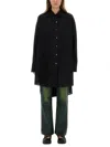 Our Legacy Gale Dress With Cuffed Sleeves And Loose Fit In Black
