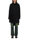 Our Legacy Gale Dress With Cuffed Sleeves And Loose Fit In Black