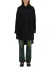 Our Legacy Gale Dress With Cuffed Sleeves And Loose Fit In Black
