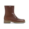Our Legacy Daimono Boots In Whisky-colored Calfskin In Multi