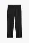 OUR LEGACY CHINO 22 BLACK WOOL TAILORED PANT - CHINO 22
