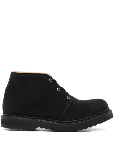Our Legacy Chukka Suede Boots In Black