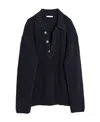 Our Legacy Chunky Ribbed Knit Jumper In Black