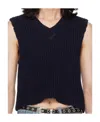 Our Legacy Chunky Ribbed-knit Vest In Black